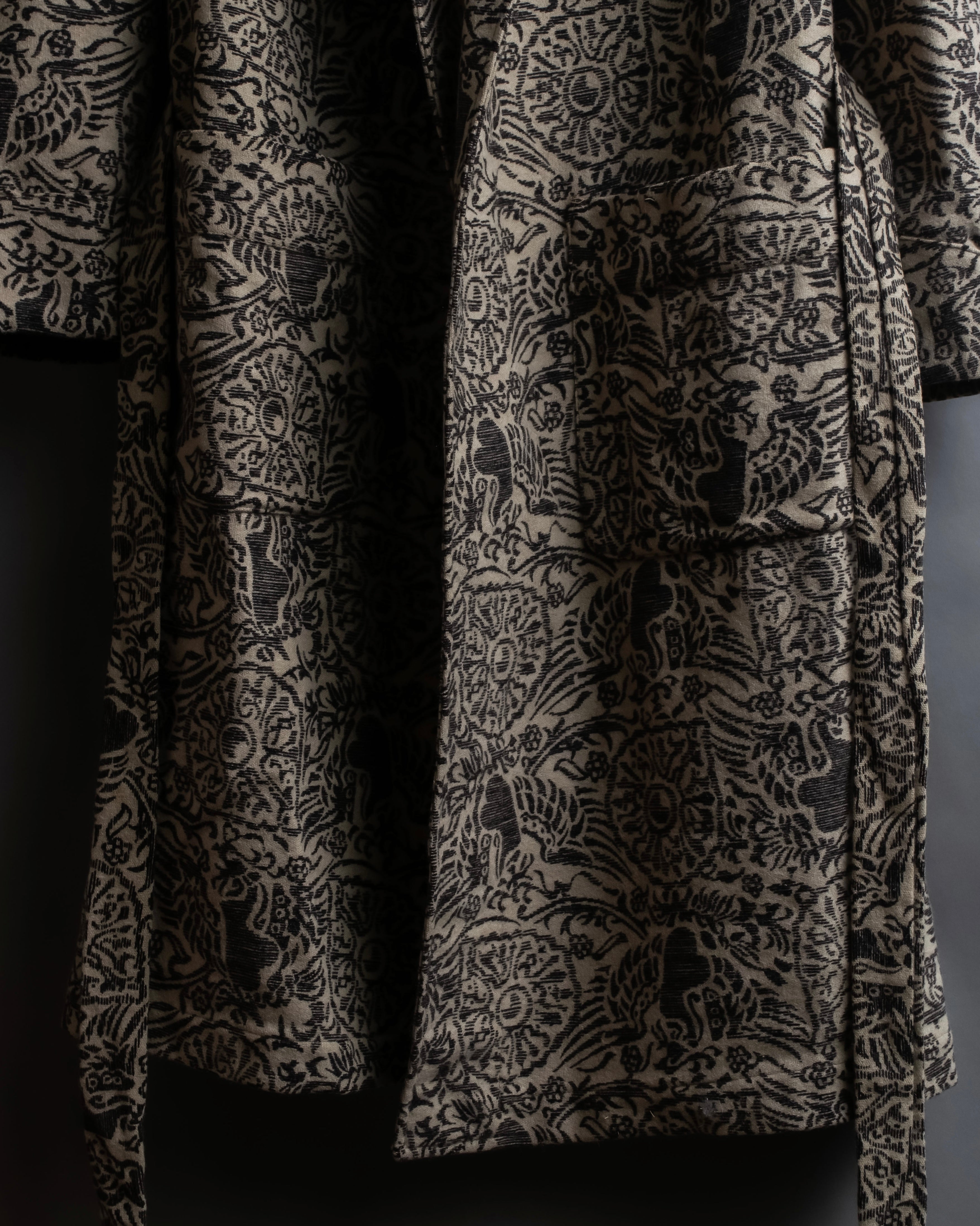 Vintage gobelin oversized gown coat