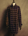 “sacai” 2010's Tartan wool cashmere padded hybrid coat