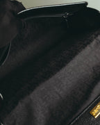 “Yves Saint Laurent” 90’s-00’s Cassandra logo one shoulder leather bag
