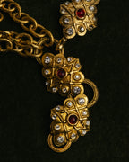 -SPECIAL- “CHANEL” 80’s-90’s ornate gold chain necklace