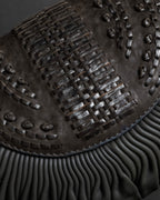 "Christian Dior" John Galliano period Gathering design leather hand bag