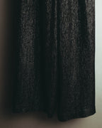 -SPECIAL- "Christian Dior" 00's Metallic silk blend fluid wide-leg trousers