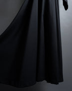 "tricot COMME des GARCONS" 90's Tailored collar belted long dress