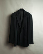 "Y's" 90's-00's Wool rayon single-breasted tailored jacket
