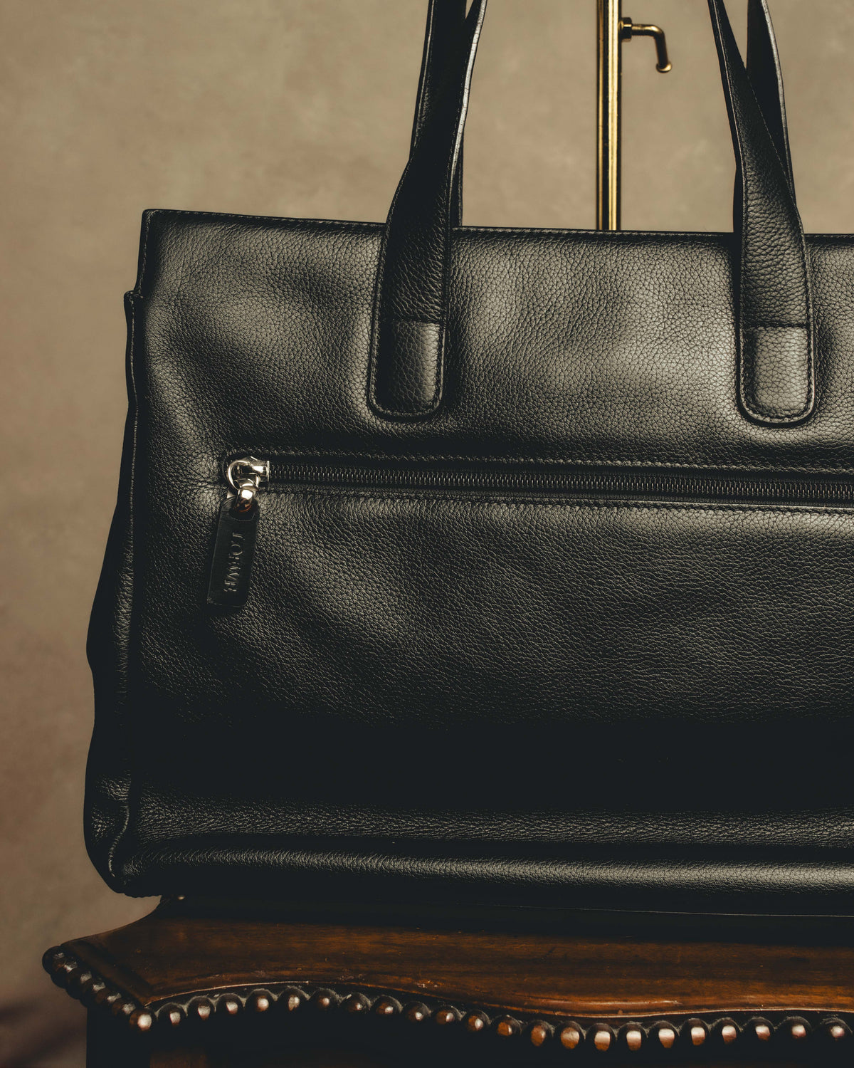 "LOEWE" 90's-00's Classic leather tote bag