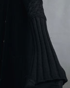 "SONIA RYKIEL" Textured knit button-front long cardigan