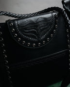 –SPECIAL– “YVES SAINT LAURENT”
2000’s Folk cutwork leather shoulder bag