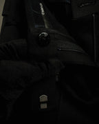 "CHANEL" Fringe design high waist straight cut slacks