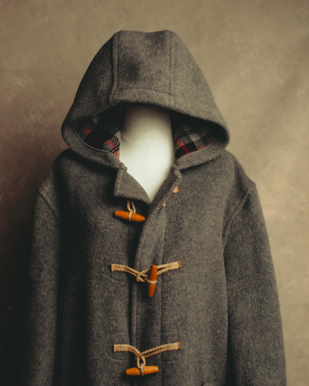 “Montgomery by Tibbett“ 90’s double face tartan duffle coat