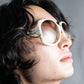 "DIOR" Butterfly frame ivory color sunglasses