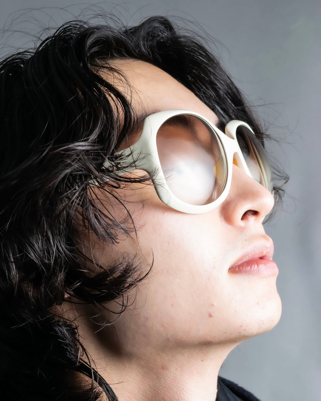 "DIOR" Butterfly frame ivory color sunglasses