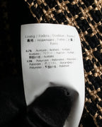 "RED VALENTINO" Ruffled frill detail tweed coat