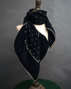 “Christian Dior” 90’s CD monogram silk scarf