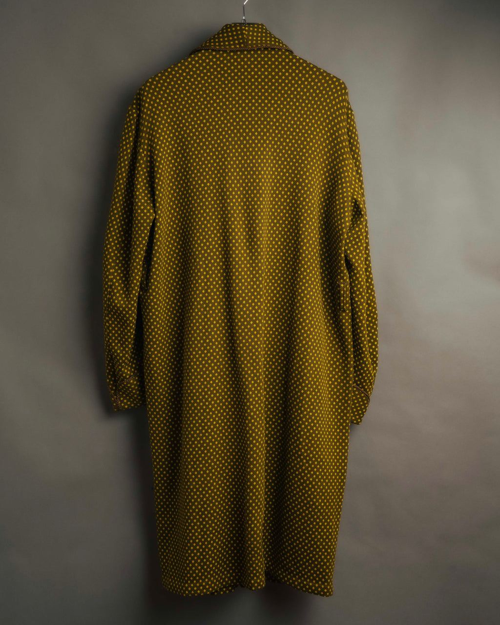 -MOOD Vintage Collections- 80’s Geometric pattern knit gown coat