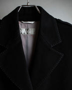 "Max Mara" Stitch design draping chester coat