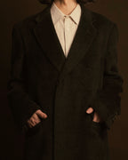 –SPECIAL– "GUCCI" 09-12’s Classically tailored llama-blend Chesterfield coat