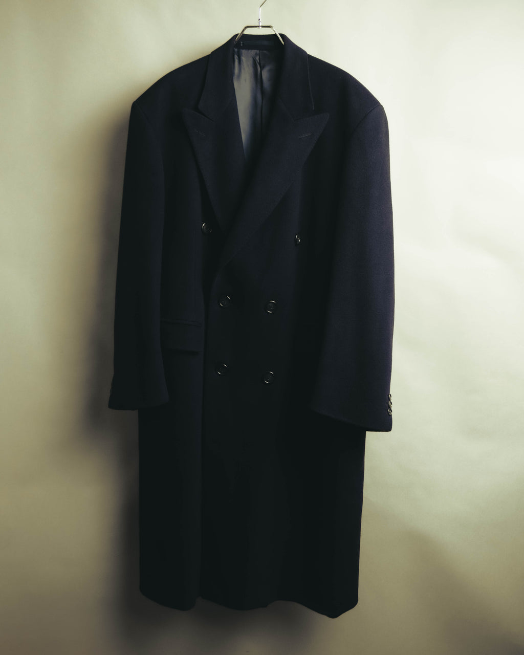 “Burberrys” 80’s-90’s Oversized double-breasted cashmere chester coat