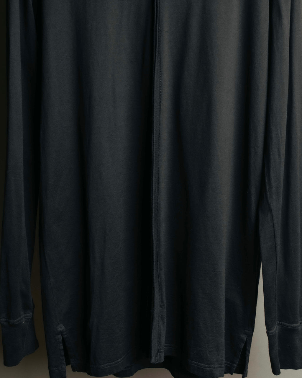 "Dior" 00's Vintage minimalist full-zip jersey hooded sweatshirt