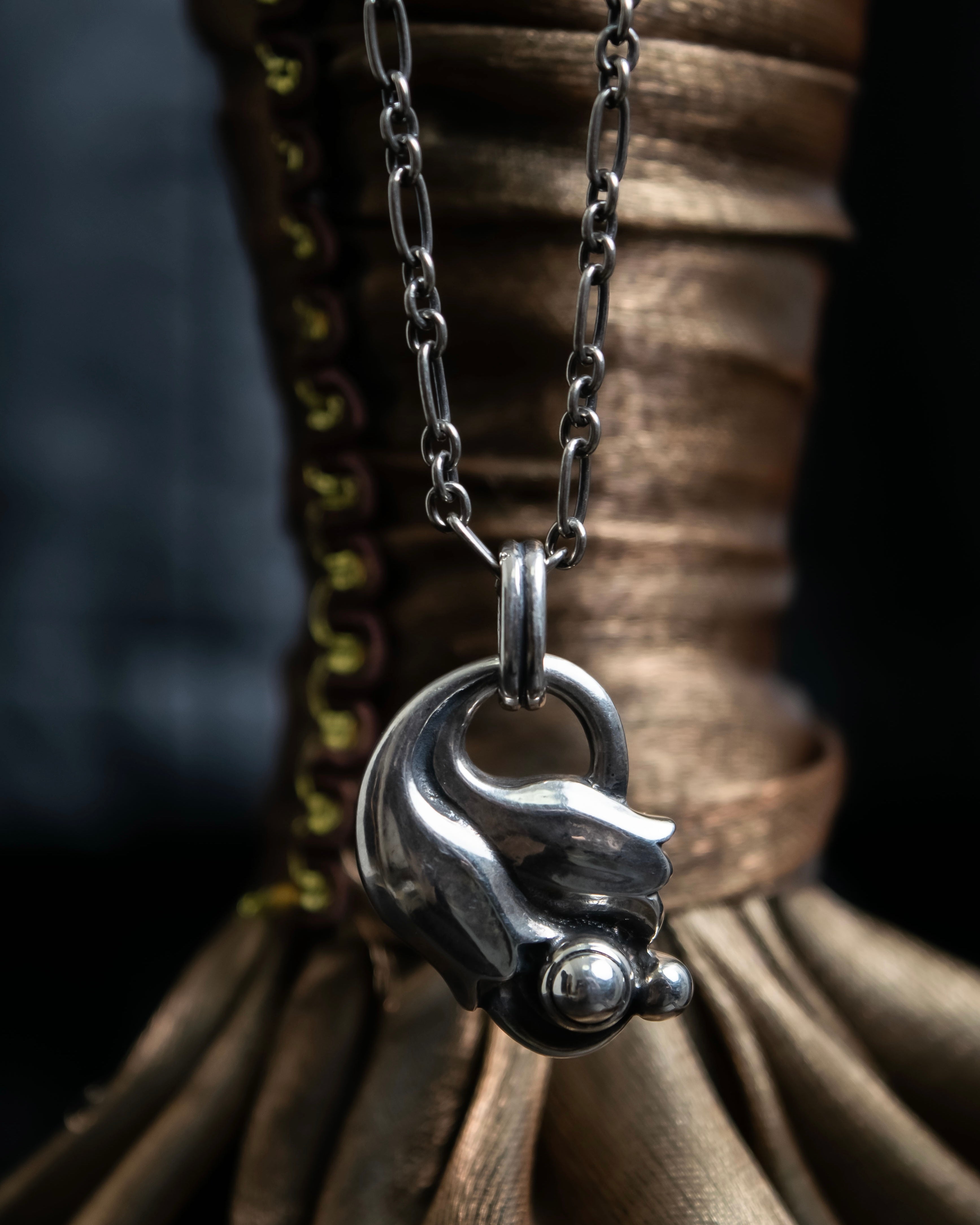 "GEORG JENSEN" Lily of the valley motif earrings