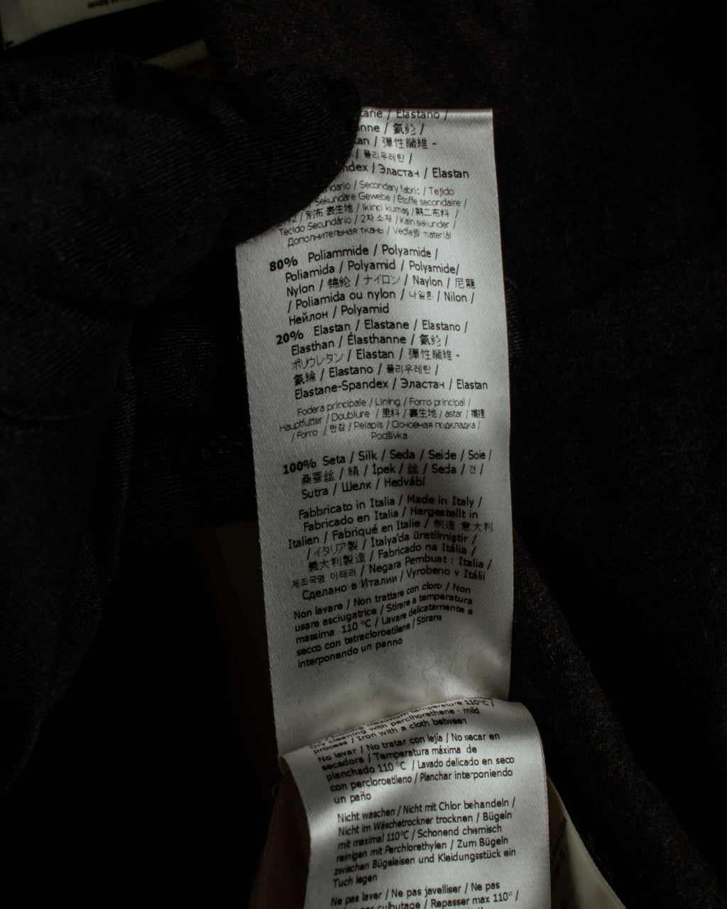 "FENDI" Double-breasted heavy duty wool flannel jacket