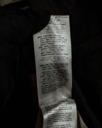 "FENDI" Double-breasted heavy duty wool flannel jacket