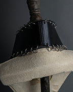 "LOEWE" Ring design leather corset necklace