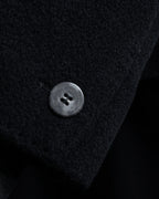 "Max Mara" 90's Asymmetrical front long chester coat