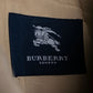 "BURBERRY" Angora mix mid length stand up collar coat