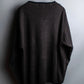 "Vintage chepron striped fine merino wool knit pullover"