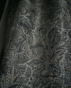 “HERMES” 1995–2005 Paisley botanical silk twill carré scarf