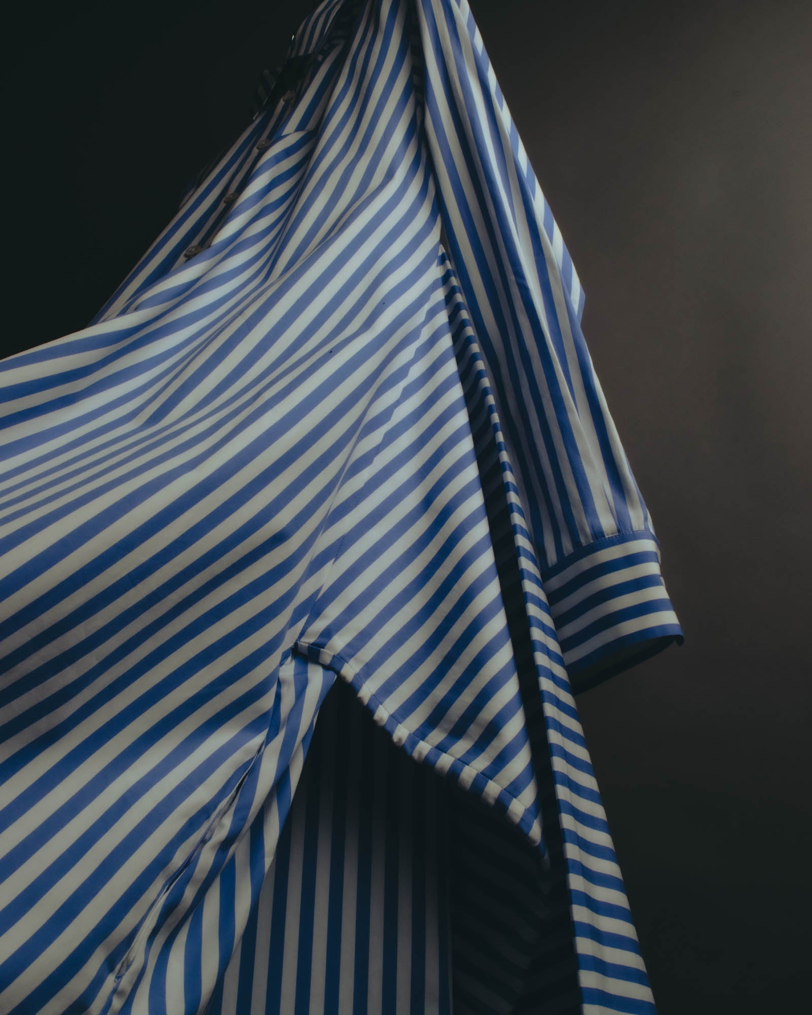 “JIL SANDER” 2018-2023 oversized striped cotton shirt dress