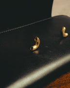 -SPECIAL- “Saint Laurent” 20’s Le Maillon smooth leather chain wallet