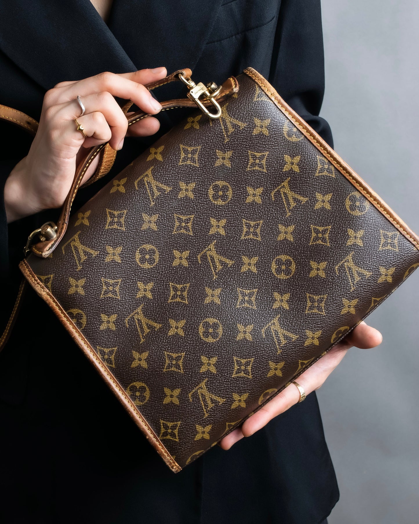 "LOUIS VUITTON" Monogram pattern belair 2way bag