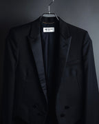 "Saint Laurent Paris" Modern tailcoat design jacket