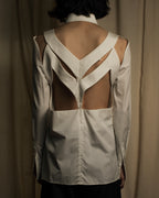 "MAISON MARGIELA" 18AW Constructive cutting details shirt