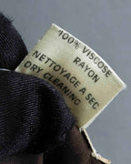 "CELINE" Horse tack motif metal fittings design suede vest