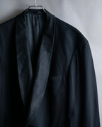 "EDUARD DRESSLER" Shawl collar glossy tuxedo jacket