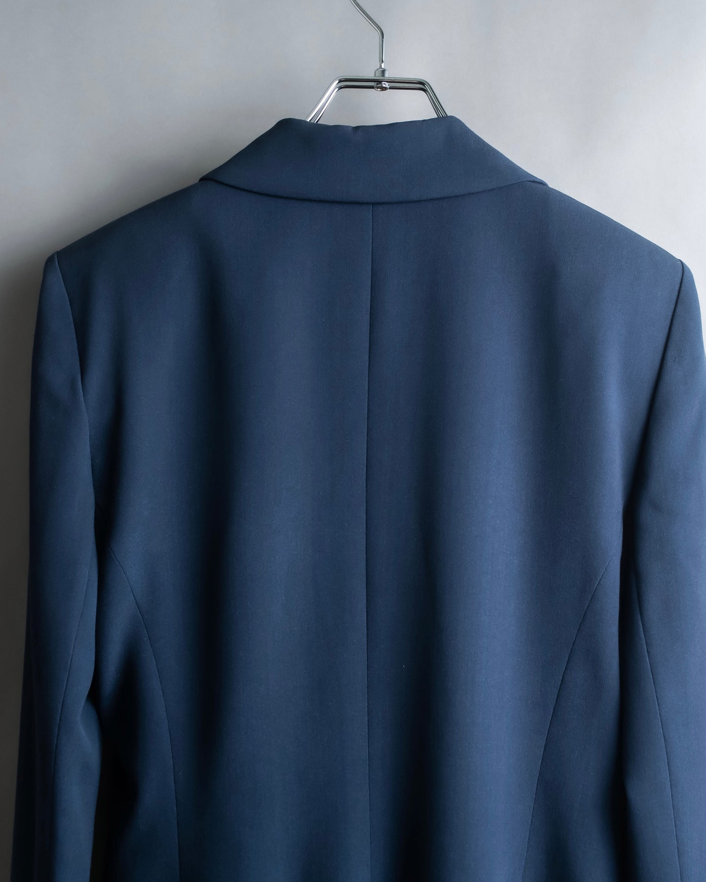 "Christian Dior" Asymmetrical gathered design tailored jacket