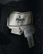 –SPECIAL– "FENDI"
Late 80s-early 90s oversized pile wool wrap coat
