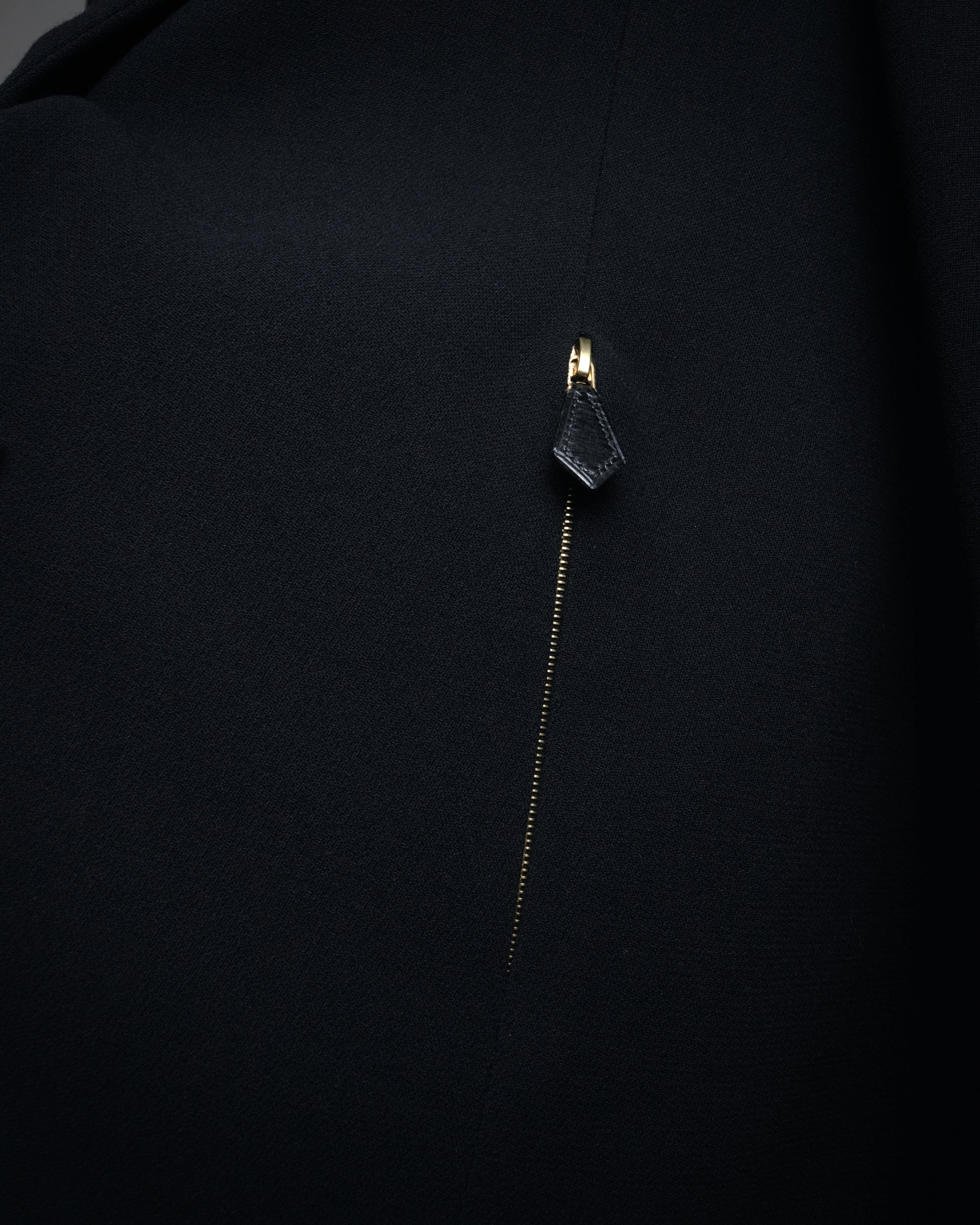 -SPECIAL- “HERMÈS” 90’s Shawl collar asimmetry jacket