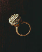“Christian Dior” 2018-2020 Sculptural pearl and enamel dome ring