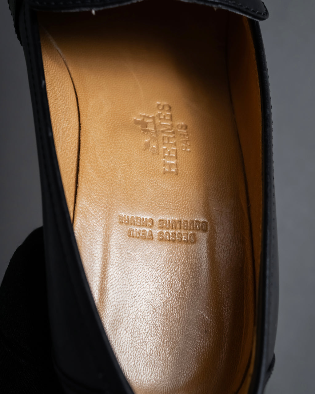 -MOOD Christmas Collection-
"HERMES" 90's-00's Gold buckle design heeled loafers