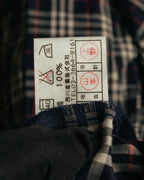 “Burberrys” 1998-1999 house check cotton pajama set