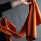 "HERMES" Hermes orange color silk stole