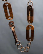 "MARNI" Large tree and chain combination necklace