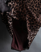 "DOLCE & GABBANA" Leopard print short cut and sew