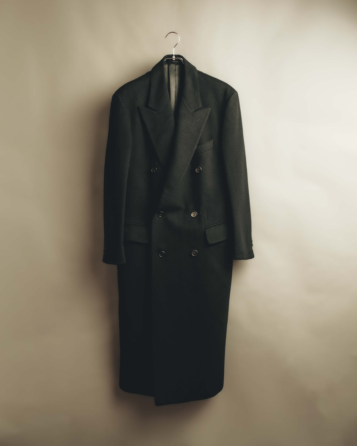 "Burberrys" 80's-90's Classic double-breasted wool overcoat