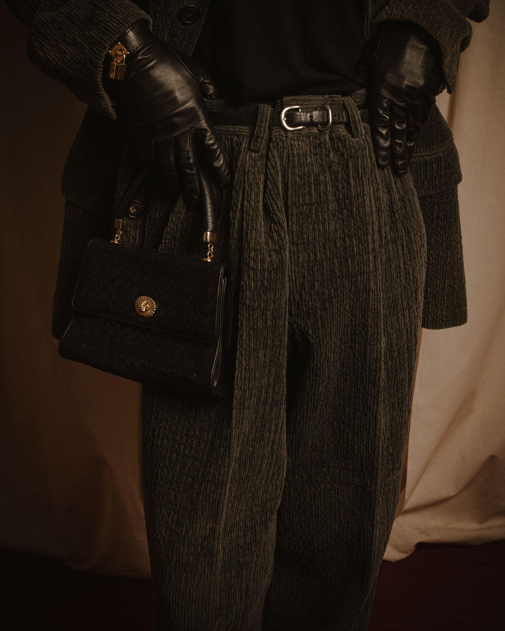 –SPECIAL– "ISSEY MIYAKE MEN" 98AW garment-pleated cotton tailoring set-up