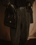 –SPECIAL– "ISSEY MIYAKE MEN" 98AW garment-pleated cotton tailoring set-up