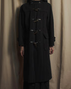 Abrigo tipo duffle de herencia de los años 90 de Burberrys con capucha forrada de cuadros